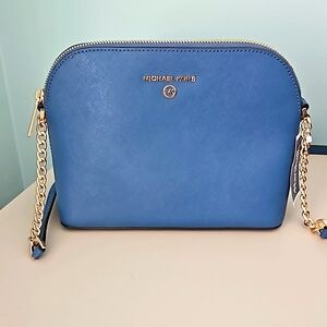 Blue Michael Kors Crossbody